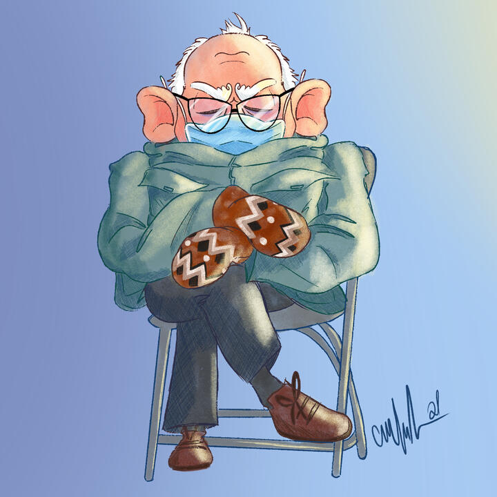 Mitten Man Bernie